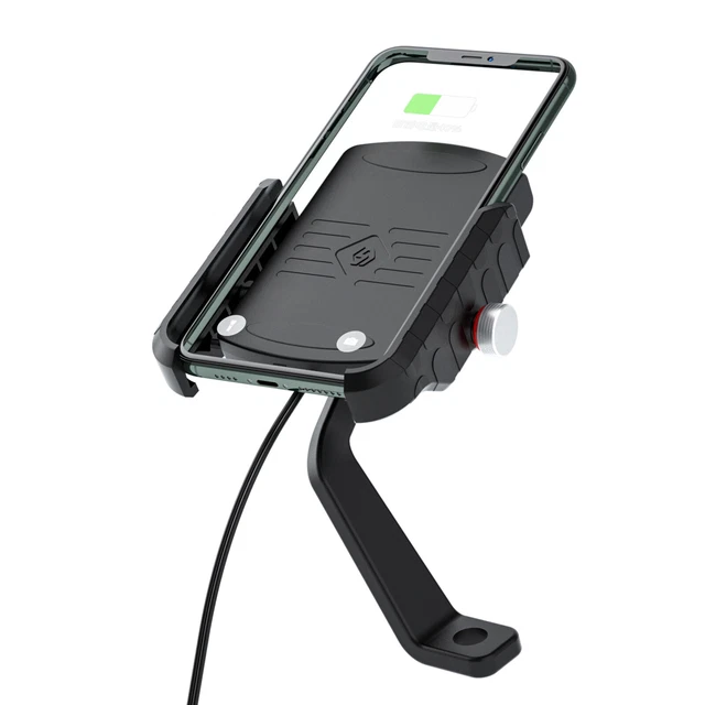 Classe di ricarica wireless 15 W ricarica telefono universale nero B per scooter moto