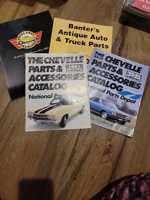 VINTAGE Car parts Catalog lot