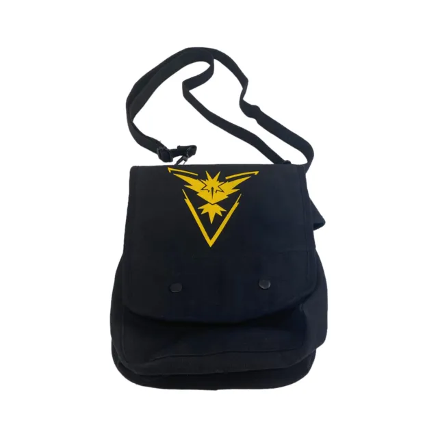 Pokémon Team Instinct Rothco Canvas Military Messenger Crossbody Shoulder Bag