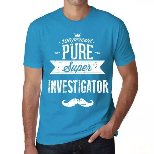 Camiseta Estampada para Hombre 100% Puro Super Investigador – 100% Pure Super