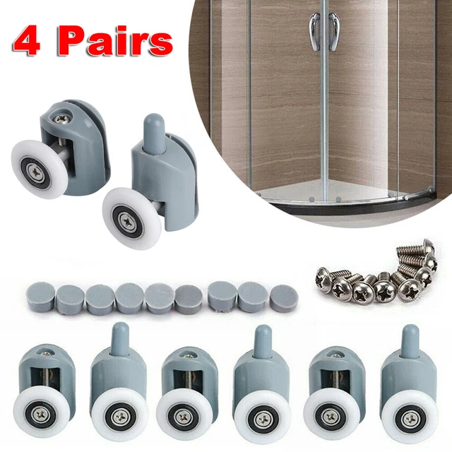 Roulette De Rechange Pour Porte Coulissante De Douche - QIQN - Blanc (1 Pièce)