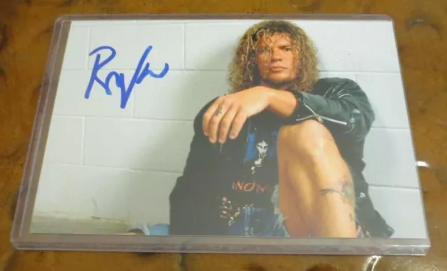 Scott Levy "Raven" pro wrestler signed autographed photo ECW WCW WWE Hardcore