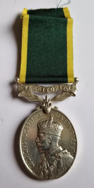 Rare British Territorial Efficient Service Medal 3304906 Donaldson 5th Highland