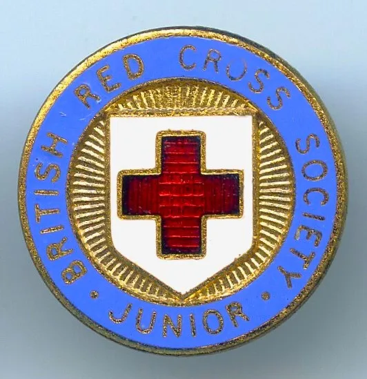 Vintage - BRITISH  RED  CROSS  SOCIETY - JUNIOR - Lapel Pin Badge
