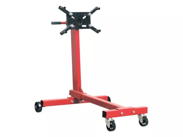 Sealey Engine Stand With Fully Adjustable Mounting Arms 450kg - Red ES450