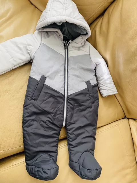 V by Very boys hooded snowsuit age 3-6 month