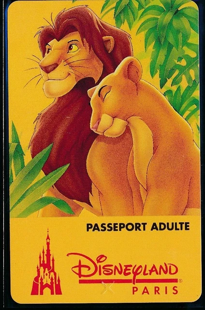 Disney Passaporto 42 Roi Leone Rif. Naj 15/5