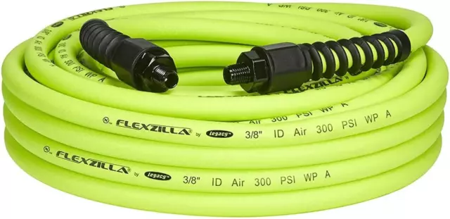 Flexzilla Pro Air Hose, 3/8 In. X 50 Ft., Heavy Duty, Lightweight, Hybrid✅