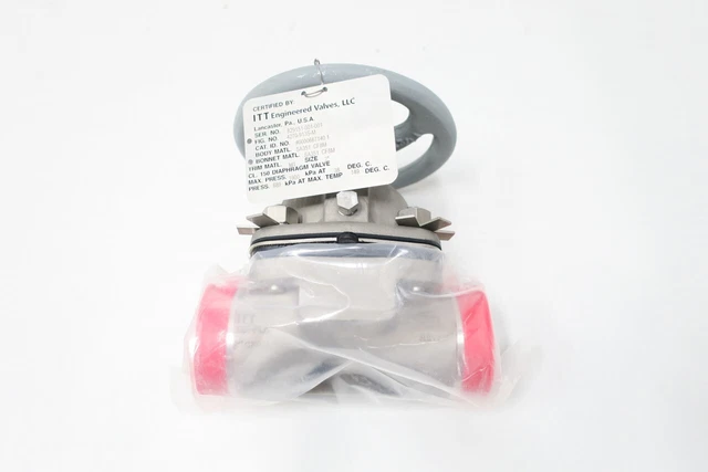 Itt NFC-2-5842.5 4270-913S-M Manual Stainless Butt Weld Diaphragm Valve 2in 150