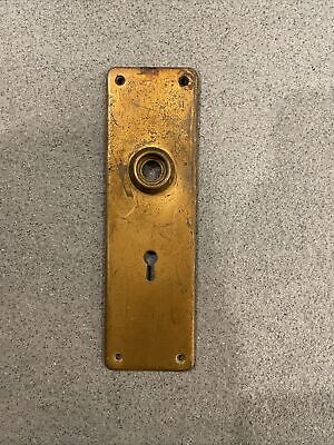 Antique/Vintage Brass Door Plate, Backplate, Escutcheon, Antique, Hardware