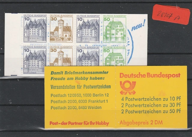 Deutsche Bundespost  Markenheft  postfrisch** 1x  MiNr. 22 x  oZ