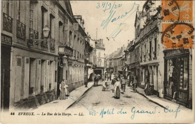 CPA ÉVREUX - Rue de la Harpe (129090)