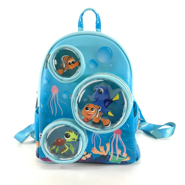 Loungefly Disney Pixar Finding Nemo  “Mine! Mine! Mine!” Talking Backpack, BNWT DISNEY PIXAR FINDING Nemo Sea Anemone Loungefly Backpack NWT  main image 2