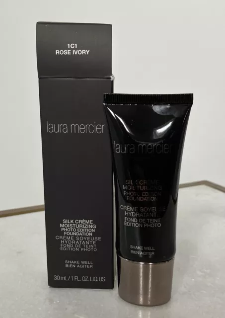 Laura Mercier -Silk Creme Moisturizing Photo Edition Foundation—1C1  Rose Ivory