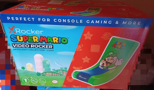 X Rocker Super Mario Spotlight Floor Rocker Gaming Chair – LUIGI Nintendo X Rocker Super Mario Spotlight Floor Rocker Gaming Chair – LUIGI Nintendo