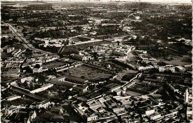 CPA AK Oujda - Aerial View - Idigen Center - Municipal Stadium MOROC (964150)