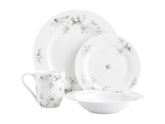 HOUSE OF FRASER Eden Rose 16 Piece Fine Bone China Dinner Set