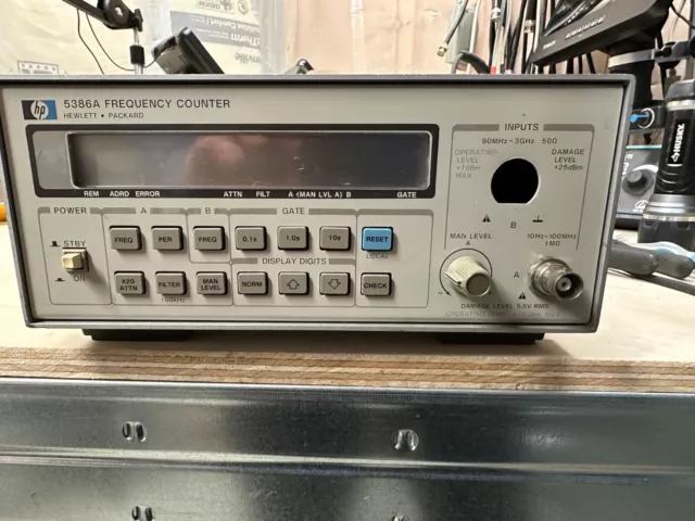 Hewlett Packard 5386A Frequency Counter - Blows fuse