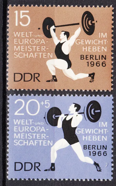 DDR 1966 Mi. Nr. 1210-1211 Postfrisch ** MNH