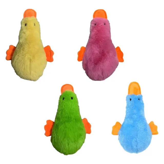 Squeaky Plush Dog Toy Duck Puppy Chew Toys for Cats Small Medium Large Dogs