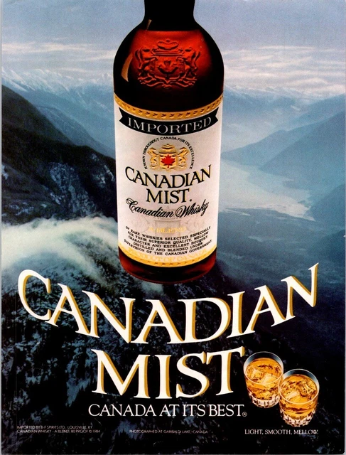 Canadian Mist 1986 Print Ad Canada At Its Best