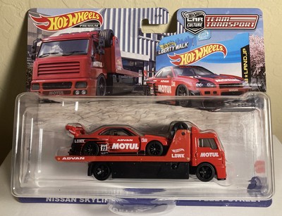 hot wheels team transport nissan skyline van