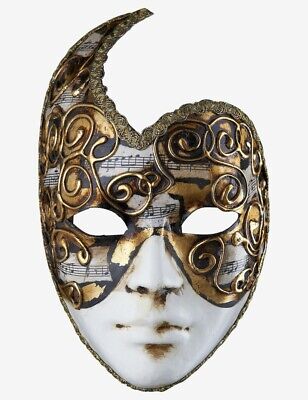 Venetian Mask Musical Portrait Made In Venice, Italy!