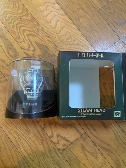 BANDAI TOKIMA STEAM HEAD Digital Watch 1998 Unused £264.89