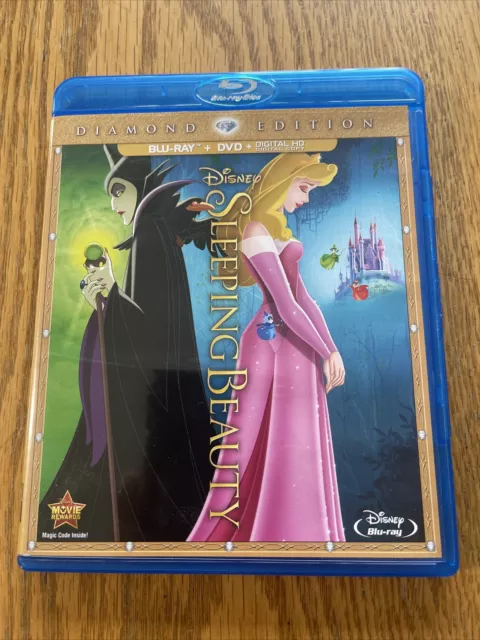 Walt Disney Sleeping Beauty Blu-ray & DVD 2-Disc Set Diamond Edition Family Film