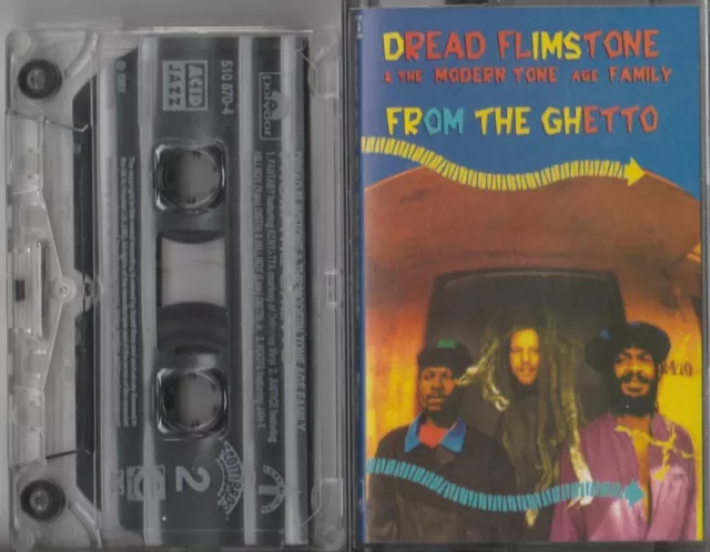 Dread Flimstone & The Modern Tone Age Family 'From The Ghetto' Cassette (1991)