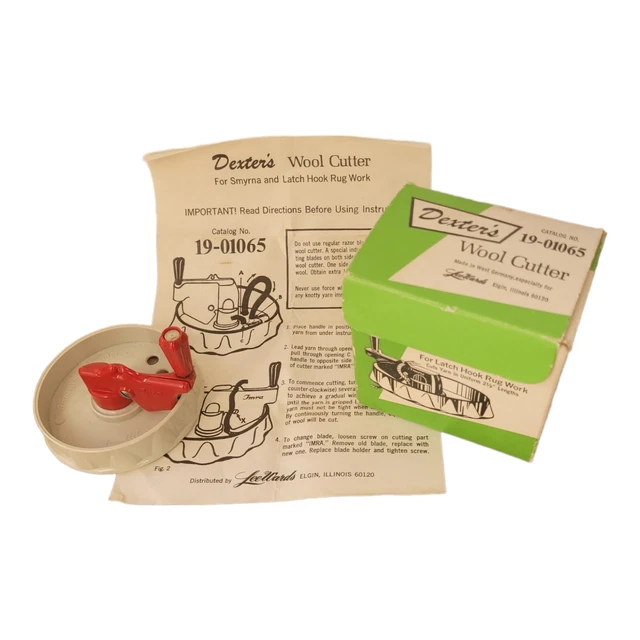 Dexter's - Cortador de lana vintage - 19-01065 - Caja original e instrucciones
