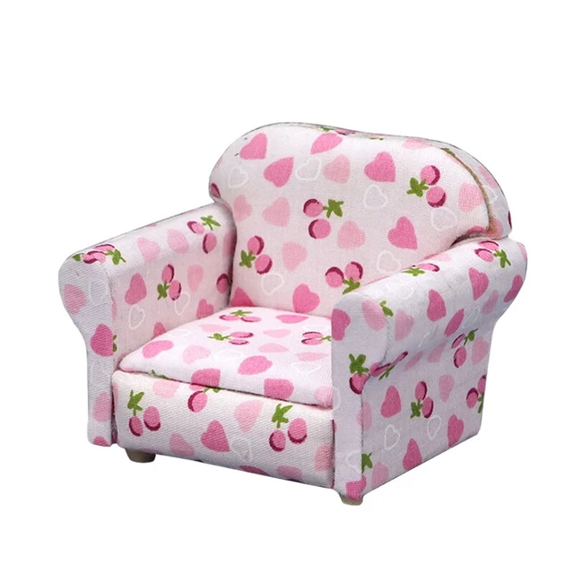 1/12 Maison de PoupéE Miniature Canapé Meubles de Salon pour Enfants Cadeau SiX1