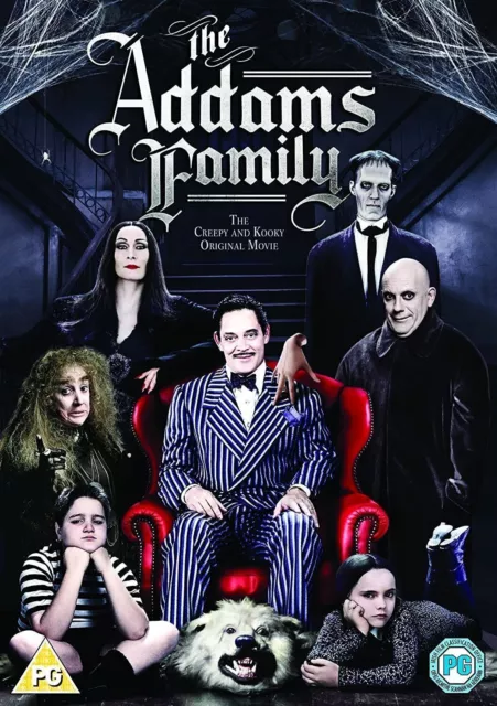 The Addams Family Anjelica Huston Raul Julia Christopher Lloyd Uk Dvd New Sealed