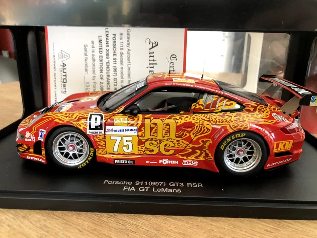 AUTOART PORSCHE 911 (997) GT3 RSR FIA GT LE MANS EUR 135,00 - PicClick FR