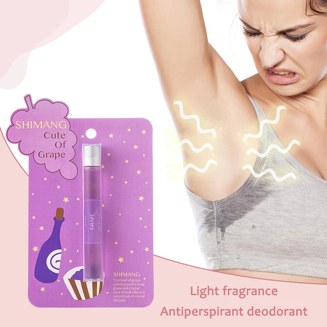 15 ml Antitranspirant-Parfüm, tragbar, für Einkaufstouren (süße Traube)