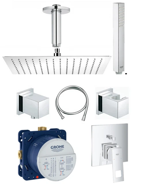 Grohe Unterputz Duscharmaturen Set Essence Regendusche Kopfbrause 30
