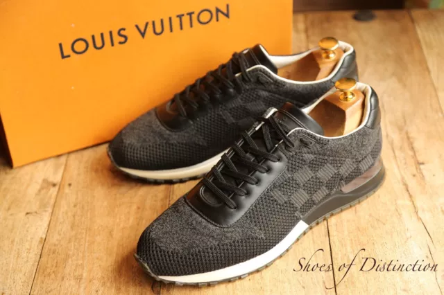 Louis Vuitton Black Knit Fabric VNR Low Top Sneakers Size 38.5