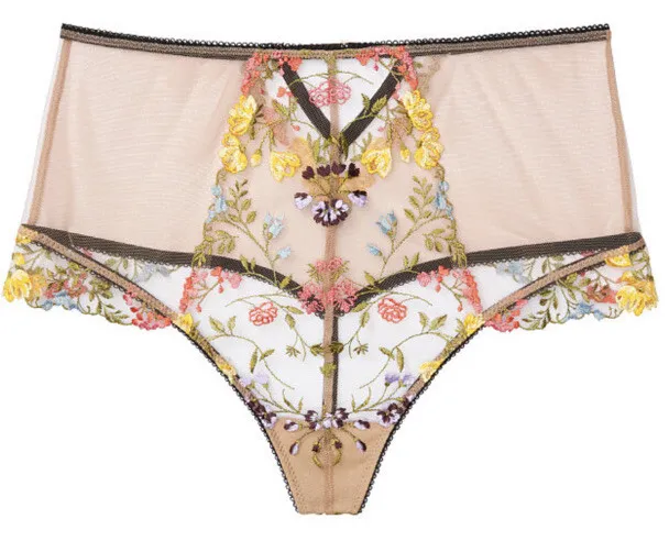 Victoria's Secret Dream Anges Floral Broderie Taille Haute String XS Neuf