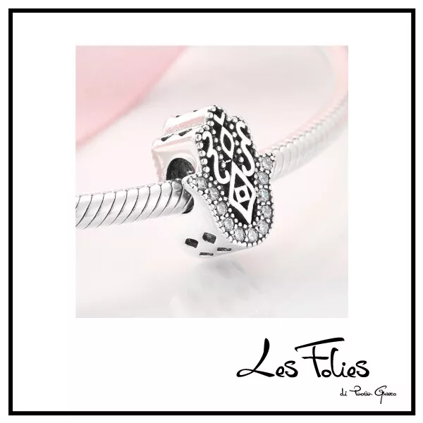 Charm Mano de Fátima de Plata 925 - Les Folies (Modelo Pandora)