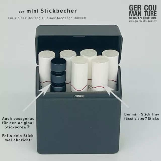 GC Stickbecher Aschenbecher Stick-tray kompatibel mit Iqos 3 Duo Heets  Iluma Terea Glo neo-sticks Zubehör, schwarz : : Küche, Haushalt &  Wohnen