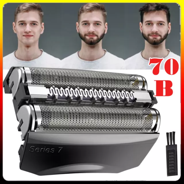 Braun Kombipack 70B, für Rasierer Series 7, Ersatz Scherkopfkassette, schwarz