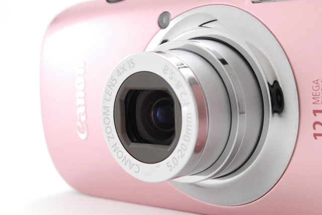 【NEAR MINT in Box】Canon IXY DIGITAL 510 IS Digital Camera Pink 4.0x from Japan 3