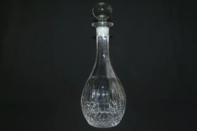 Carafe en cristal taillé hauteur avec bouchon 31.5 cm