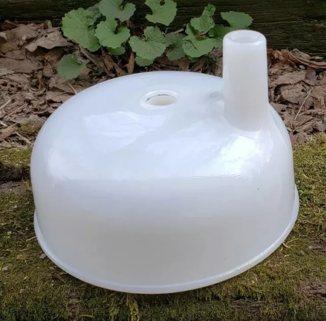 Vintage Dental Rinse Sink Bowl Antique Milk Glass Medicine Cure Dentist Chair