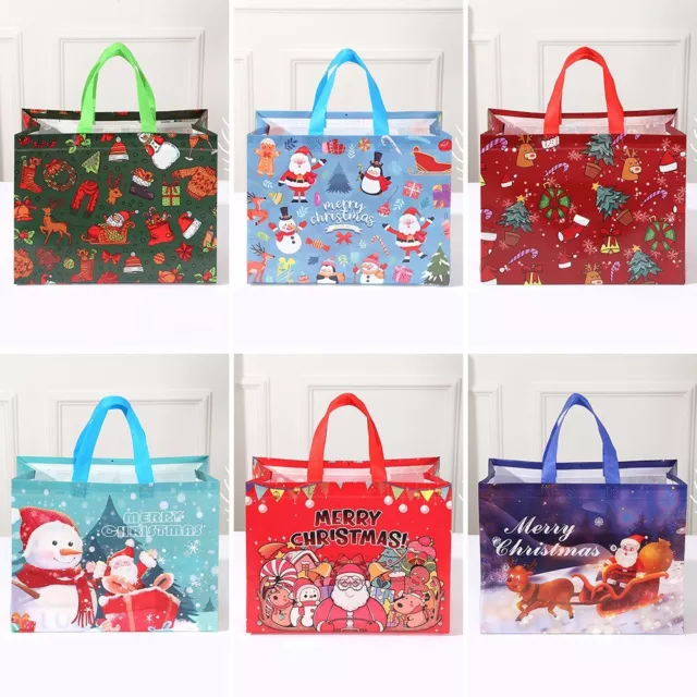 4Pcs Christmas Gift Bags New Year Gift Wrapping  Christmas Party Home Decor