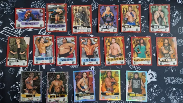 Topps Slam Attax Takeover WWE 2016 Trading Card Lot Bundle Job