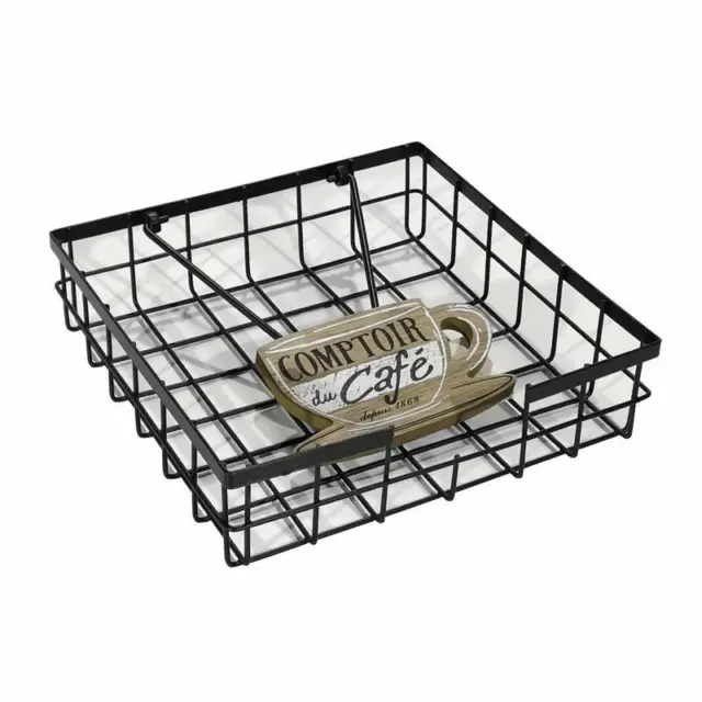 Portatovaglioli In Metallo Nero Per Tavolo - Dispenser Per Tovaglioli Di Carta, Design Moderno, Per Casa, Ristorante E Bar - Foto 9