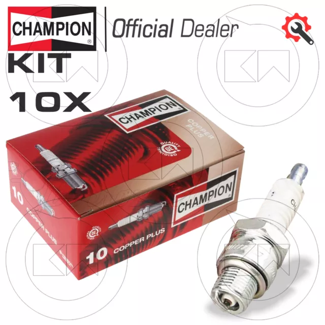 Kit 10 Candele Passo Corto Champion L86C = Ngk B6Hs