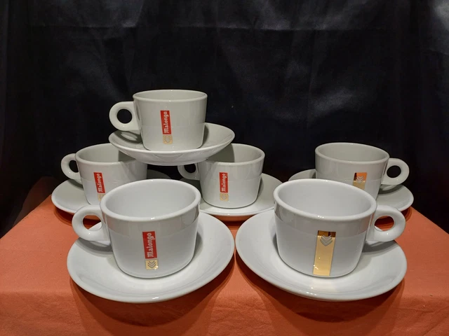 Lot De 6 Grandes Tasses à Café Arcopal 25cl - Couleur Marron, Empilables - Idéal Bar