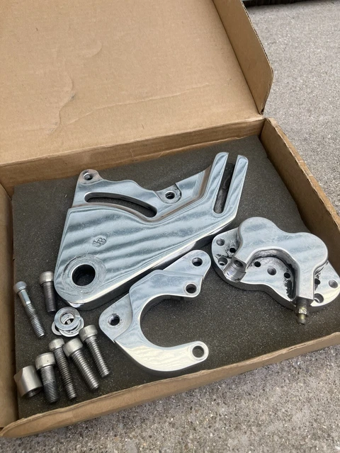 HARLEY DAVIDSON POLISHED JB JAY BRAKE CALIPER Front Rear Mount Chopper ...